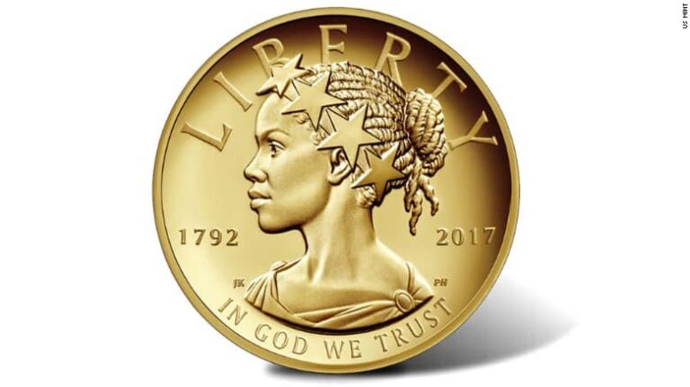 For the First Time Ever, Lady Liberty is a Black Woman on a U.S. Coin