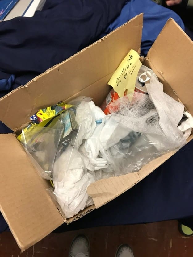 Mom Sends Son Care Package of Trash He Forgot to Take Out
