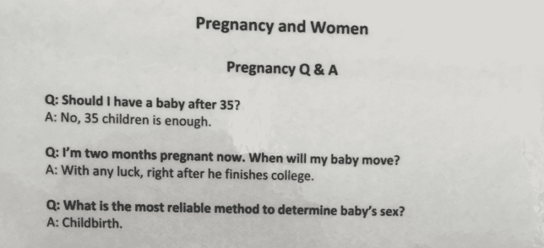 This Pregnancy Q&A Will Make You Laugh Until You Pee a Little