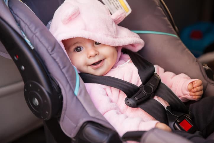 This Mom’s Upside Down Car Seat Went Viral With an Important Message About Safety