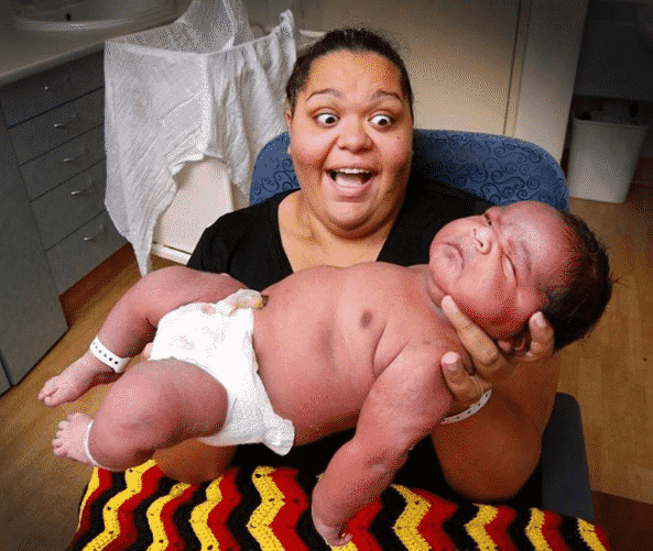 Mom Gives Birth to Nearly 14 Pound Baby, and She Did It Without an Epidural