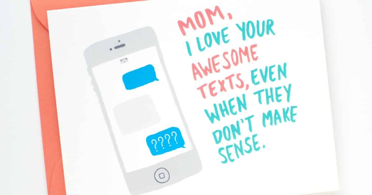 funny Mother's Day card