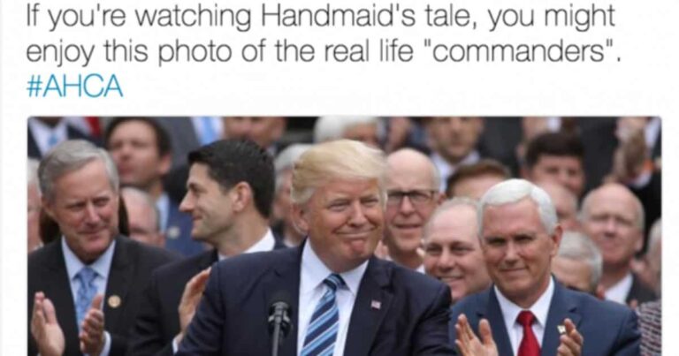 Twitter Has Reacted to the New Health Care Bill With ‘Handmaid’s Tale’ Memes