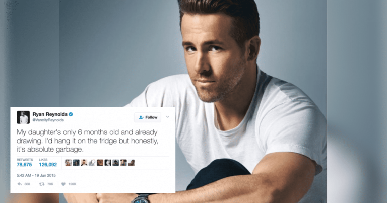 10 Times Ryan Reynolds Accurately Described Parenting In 140 Characters or Less