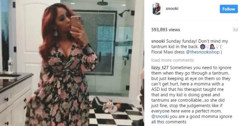 The Backseat Parents of Instagram Can’t Deal With the Way Snooki Handled Her Son’s Tantrum