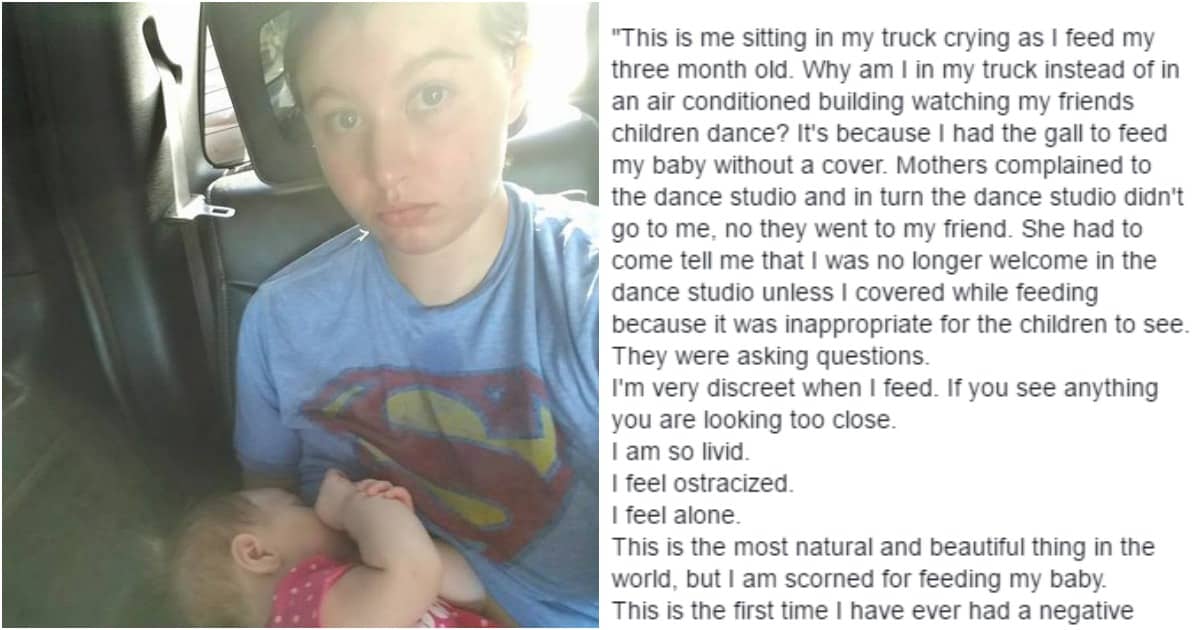 kicked out breastfeeding dance class