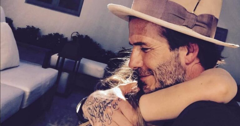 David Beckham Kissed His Daughter on the Lips and People Lost Their Minds