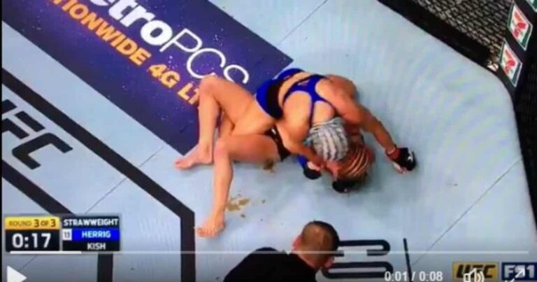 UFC Fighter Justine Kish Defecates in Ring, Gets a Thumbs-Up from Fans, Other Athletes