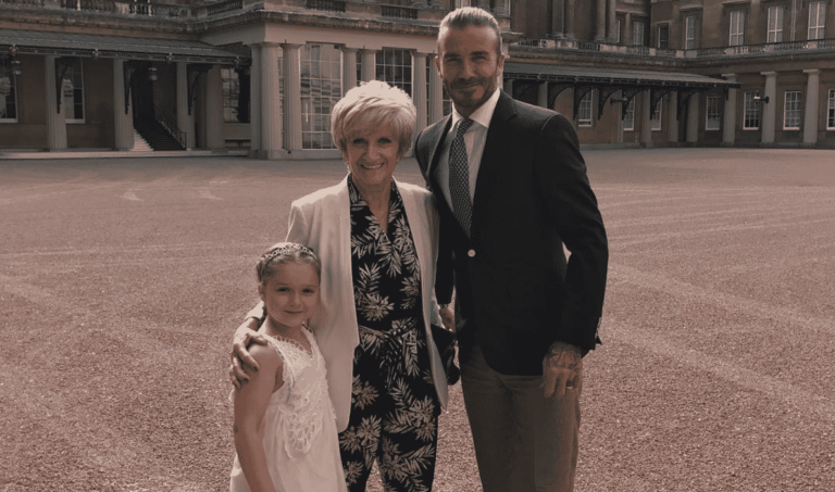 David Beckham Under Fire After Posting Pictures of His Daughter’s Buckingham Palace Tea Party