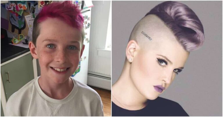 Kelly Osbourne Comforted a Young Boy Who Was Bullied for His Pink Hair
