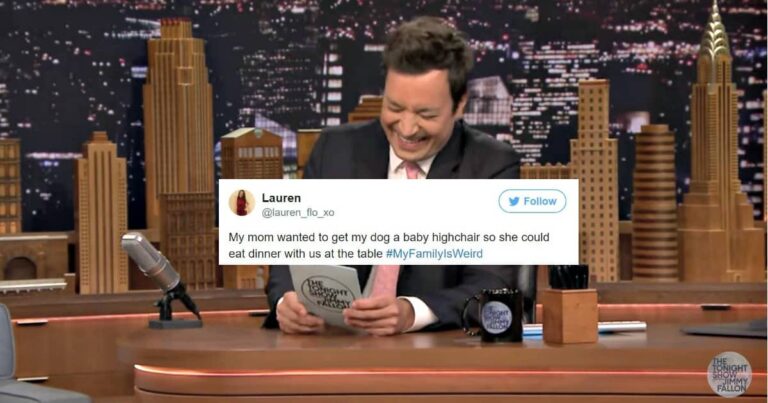 Jimmy Fallon’s MyFamilyIsWeird Hashtag Makes You Thankful for Your Relatives