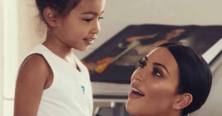 Kim Kardashian Says She Did Not Put North West in a Corset, Just a Dress that Looks Like a Corset