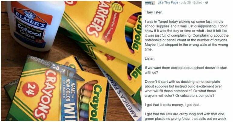 Here’s Why We Shouldn’t Complain About Buying Back to School Supplies