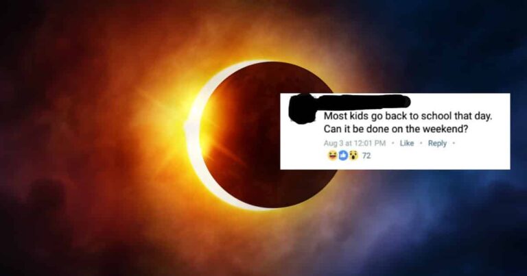 This Mom Asked to Reschedule an Eclipse Because Her Kid Has School, and the Internet Can’t Handle It