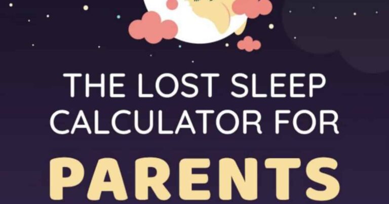 This Sleep Calculator Will Tell You Exactly How Much Sleep You’ve Lost Since Having Kids