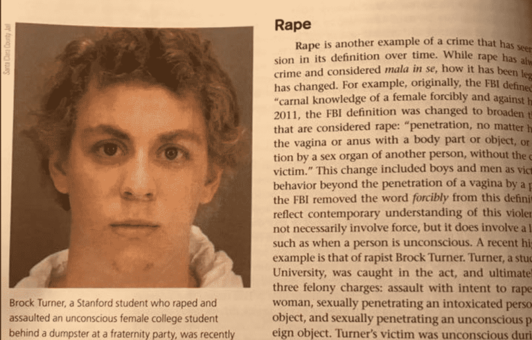 If You Look up Rape in This Textbook, You’ll See a Picture of Brock Turner