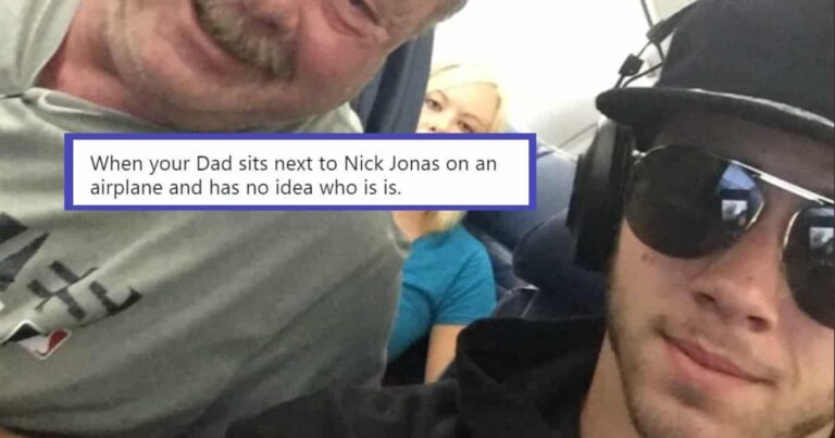 This Man’s Reaction to Sitting Next to Nick Jonas on a Plane Is Peak Dad