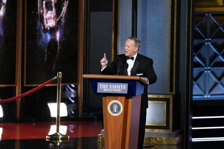 Sean Spicer Makes an Emmys Appearance and Nope, Not Here for It
