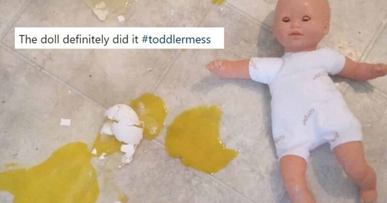 20 Photos That Prove Toddlers Will Go To Any Level To Get On Our Last Nerve