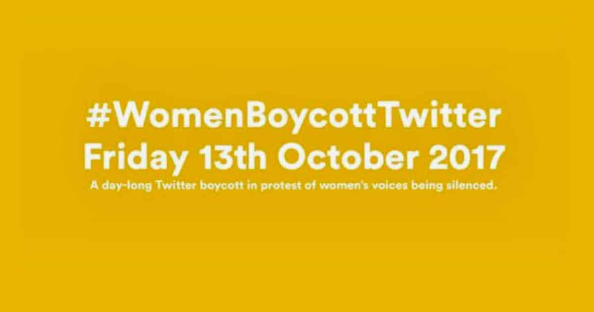 women boycott twitter