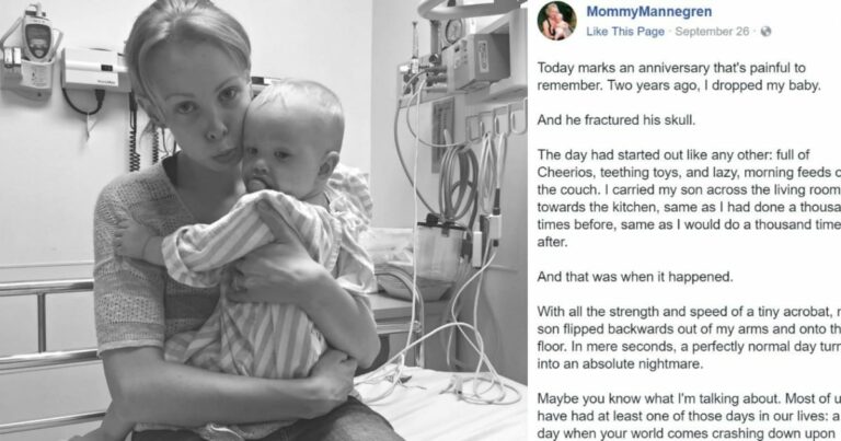 Mom’s Message About Mom Guilt After She Dropped Her Baby Hits Home for Us All