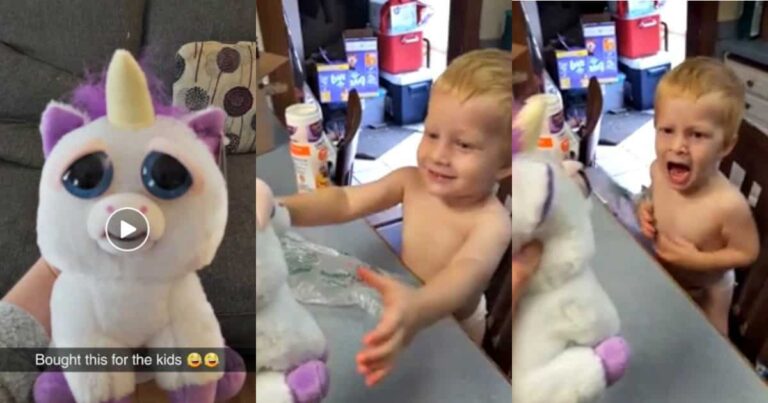 This Unicorn Toy Scared the Crap Out of a Kid and We’re Sorry, but We’re Laughing