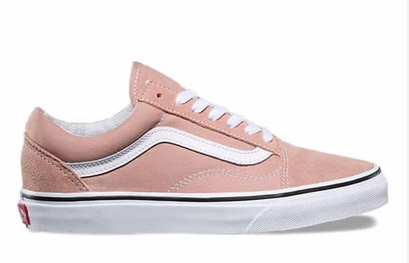 دموي vans shoes pink and white 