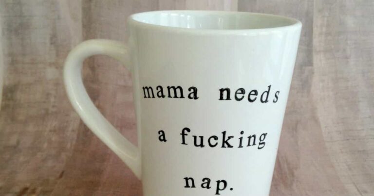This ‘Mama Needs an Effing Nap’ Coffee Cup Has a Secret Punchline That Makes It Even Funnier