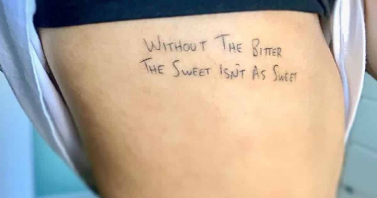 quote tattoo