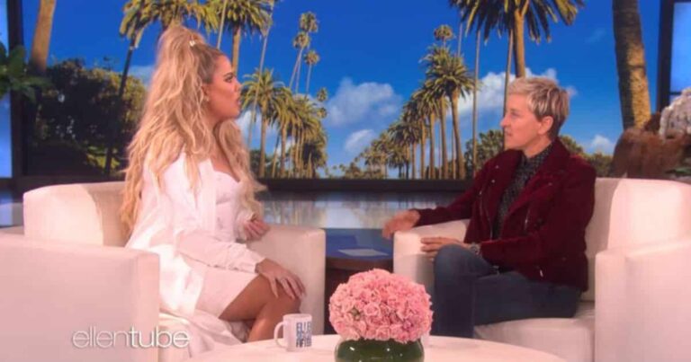 Khloe Kardashian Talks to Ellen About Her Pregnancy and Kylie Jenner