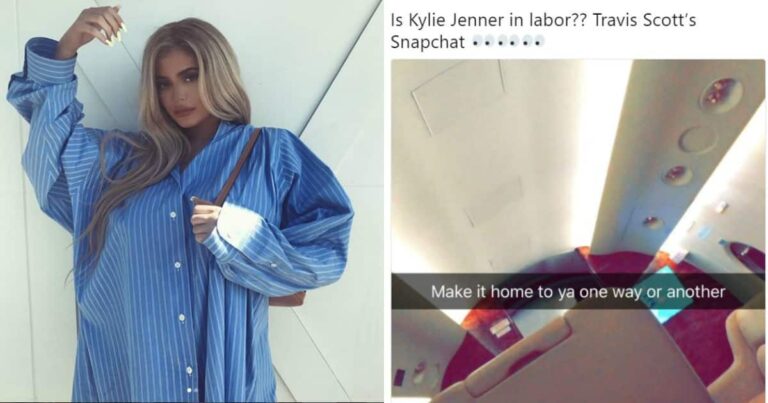 For a Brief Moment This Weekend, the World Thought Kylie Jenner Was in Labor, and Lost Its Collective Mind