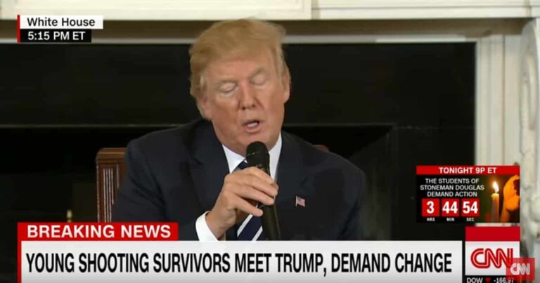 During Listening Session With Stoneman Douglas Survivors, Trump Floats Arming Teachers as the Answer to Keeping Kids Safe at School