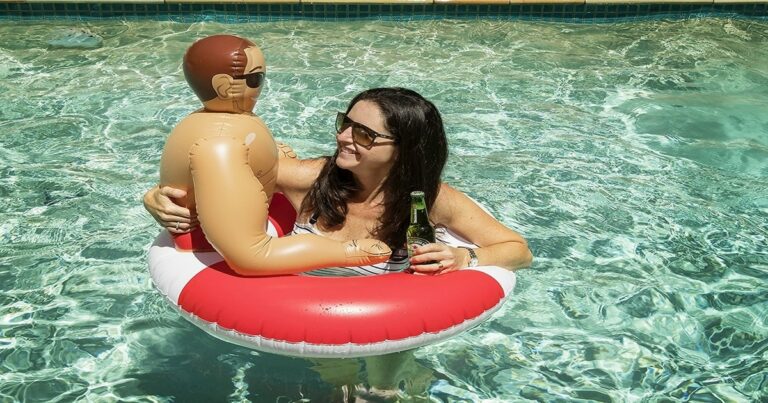 Single This Summer? Get You an Inflatable Hunk for Your Pool Time