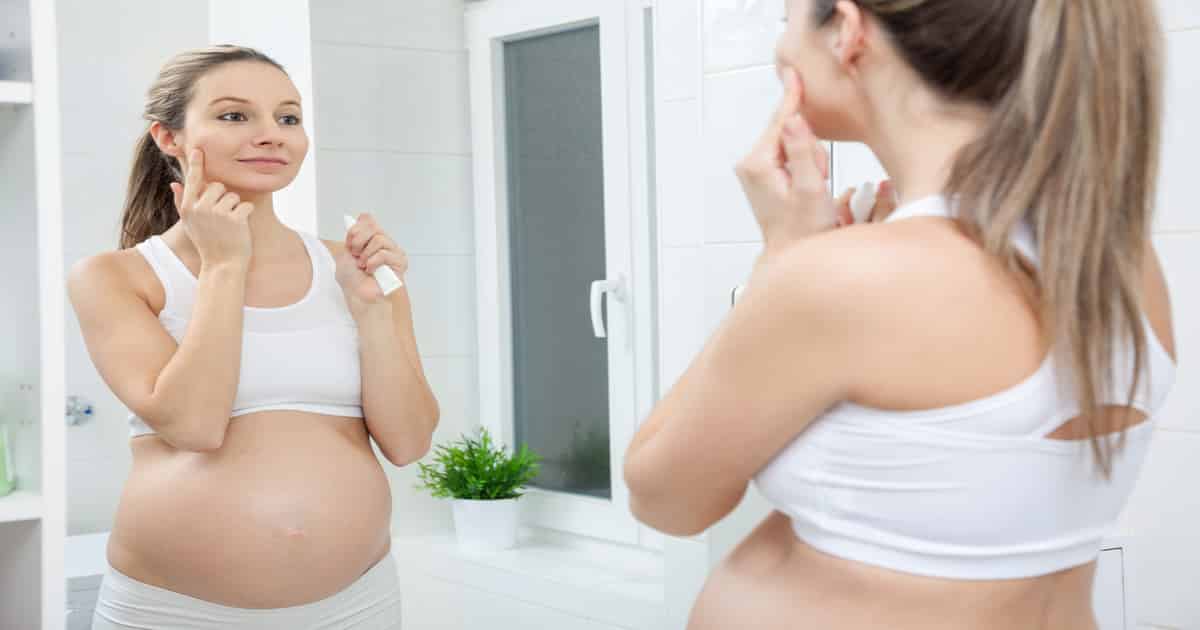 how to get rid of pregnancy acne naturally