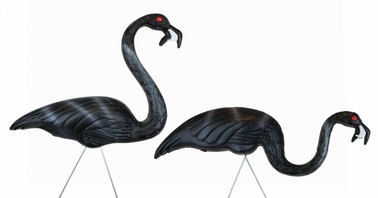 Zombie Flamingos Are Exactly What Your Yard Needs This Halloween