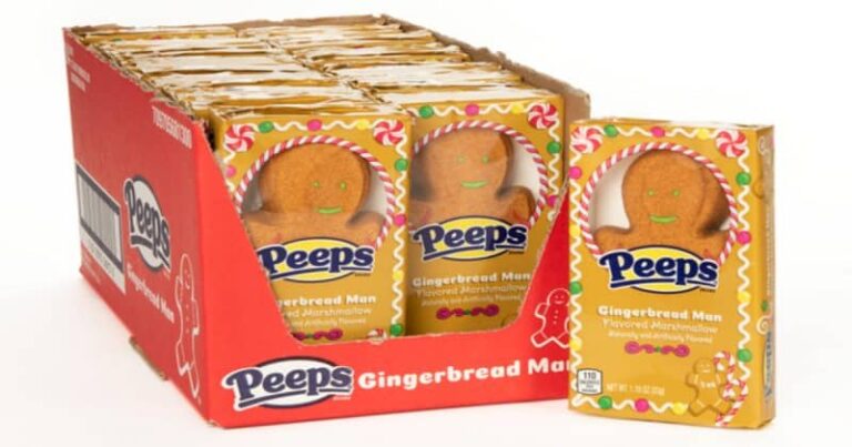 Peeps Giant Gingerbread Man Marshmallows Are Here