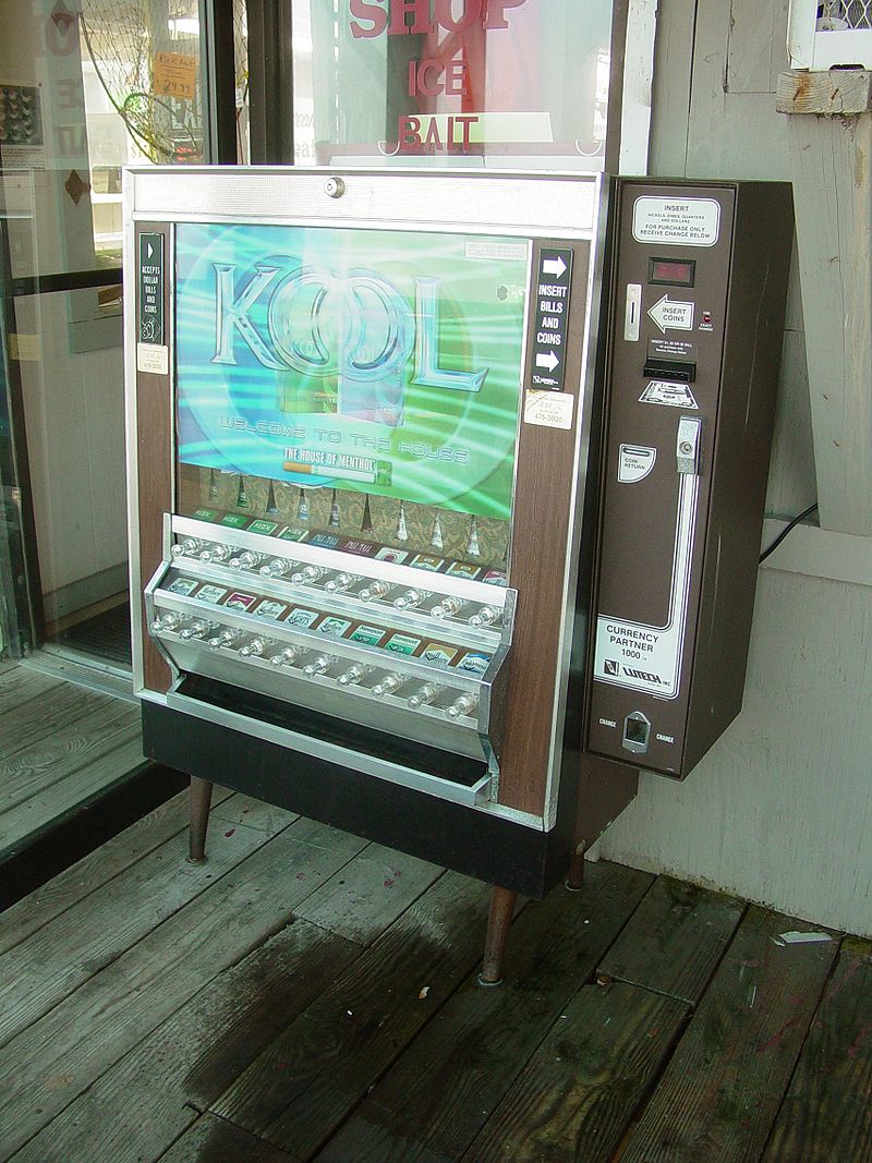 cigarette vending machine