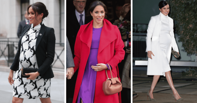 A Lookback At Meghan Markle’s Most Iconic Pregnancy Outfits
