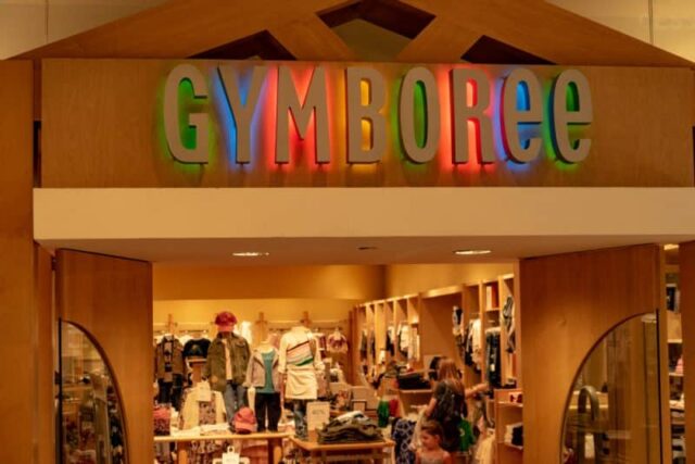 2019 Bankrupt Stores gymboree