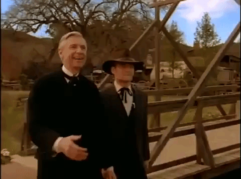 Mister Rogers in Dr. Quinn Medicine Woman 