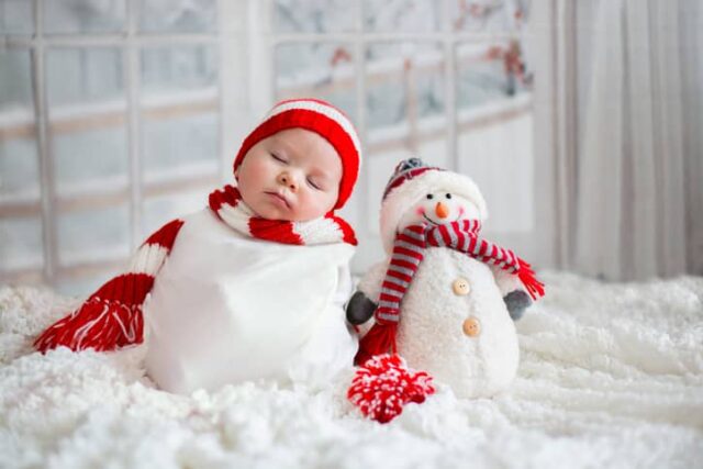 winter baby snowman