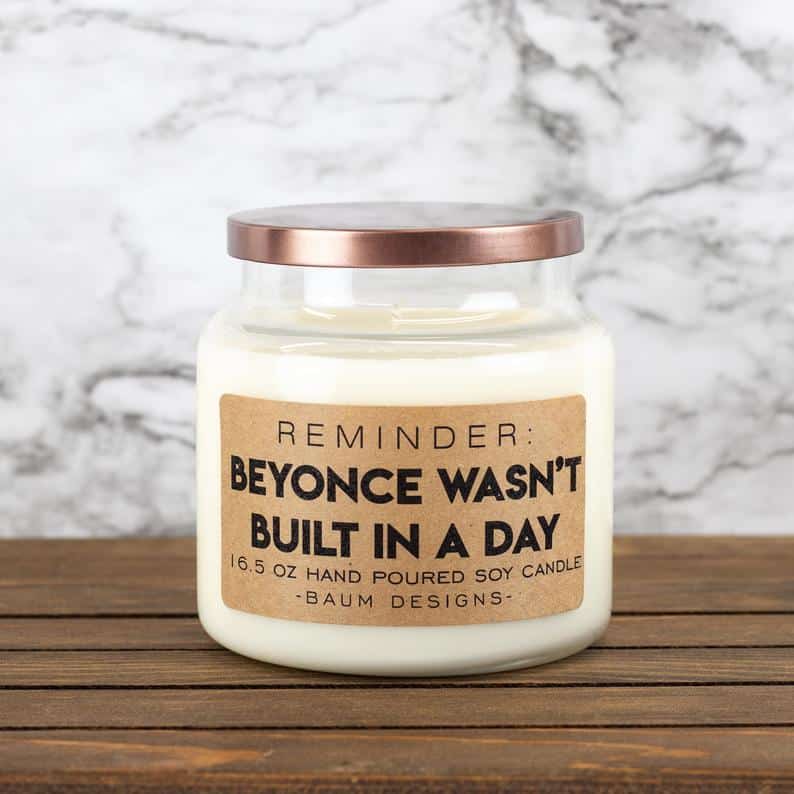Beyonce Gifts etsy candle