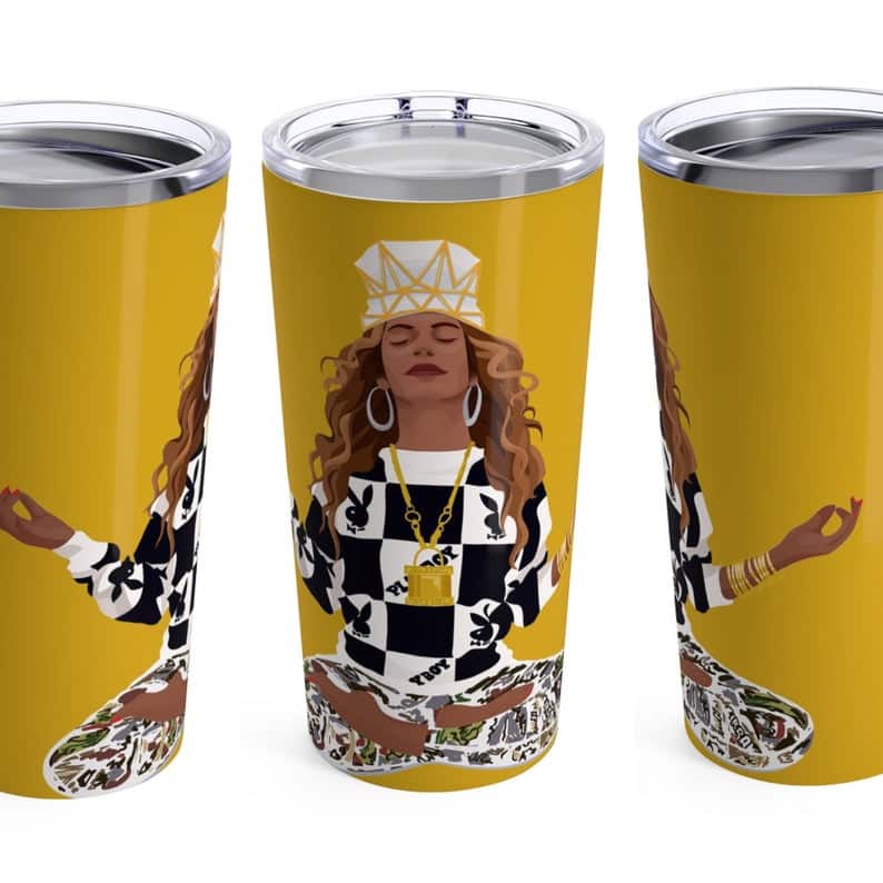 Beyonce gifts travel cup