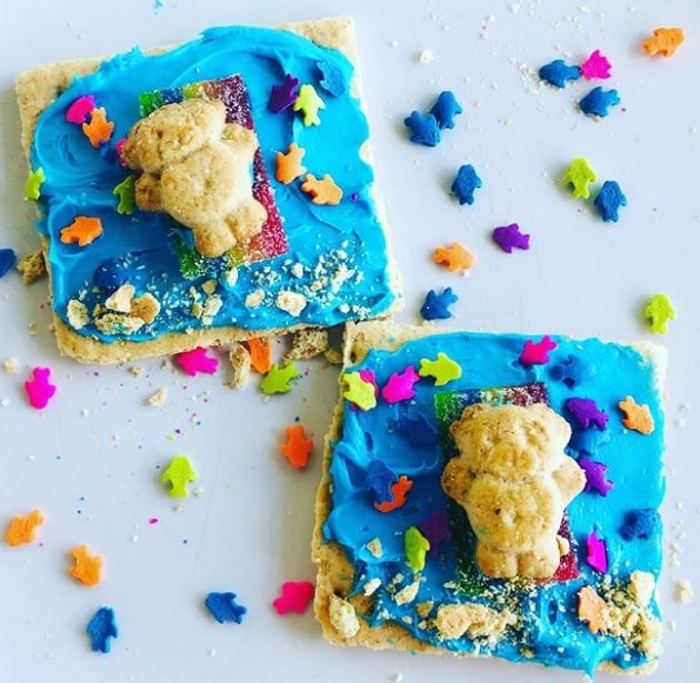Pinterest Worthy Kids School Snacks Ideas Funfetti Graham Cracker Teddy Grahams