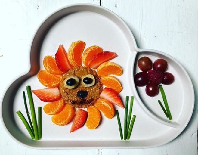  Pinterest Worthy Kids School Snacks Ideas Fruit Lion and Flower