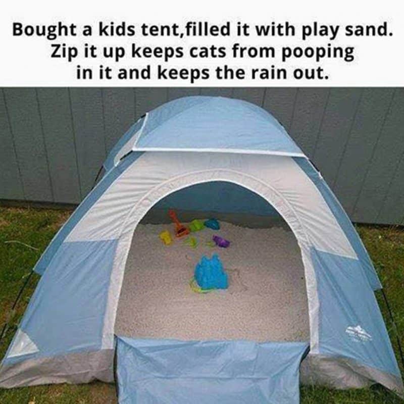 Parenting Hacks, Tent, Sand