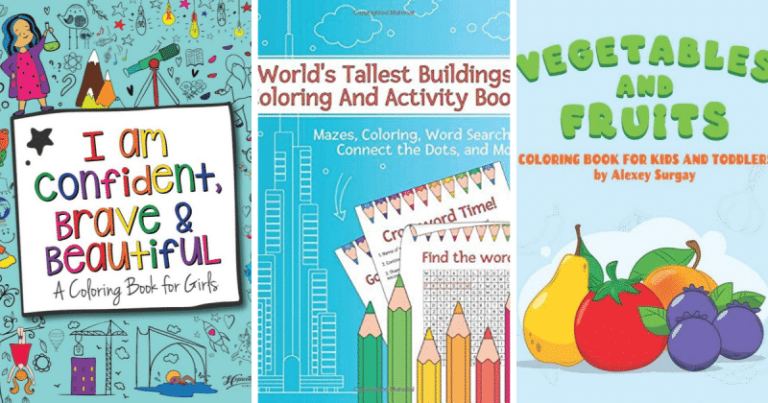 25+ Great Coloring Books For Kids That Encourages Learning