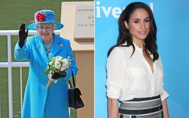 The Queen Removes Photo Of Prince Harry & Meghan Markle From Her Living Room Amid Media Battle