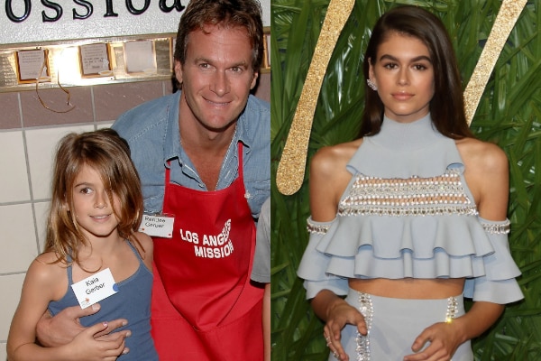 34 Celebrity Kids All Grown Up See Their Transformations then and now kaia gerber jpg