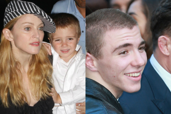 34 Celebrity Kids All Grown Up See Their Transformations then and now rocco jpg
